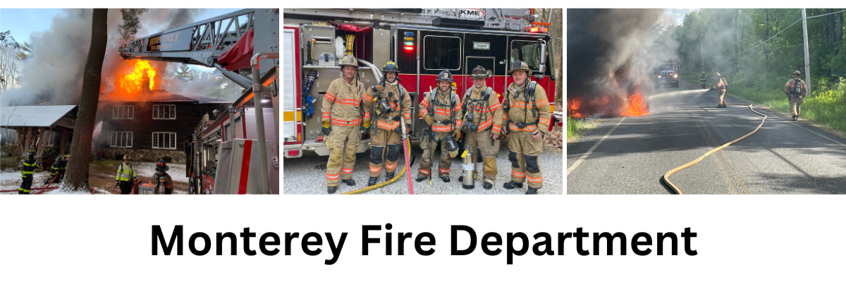 Monterey Fire Department, MA Firefighter Jobs